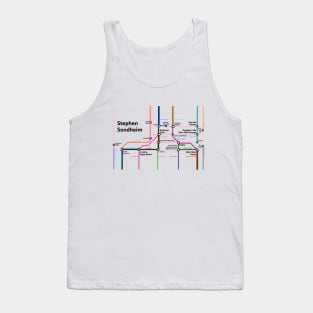 Stephen Sondheim Metro Subway Line - Horizontal Tank Top